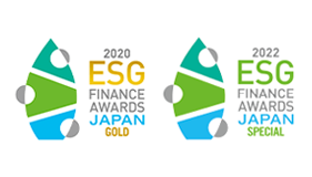 2020 ESG FINANCE AWARDS JAPAN GOLD 2022 ESG FINANCE AWARDS JAPAN SPECIAL