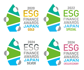 2020 ESG FINANCE AWARDS JAPAN GOLD 2022 ESG FINANCE AWARDS JAPAN SPECIAL